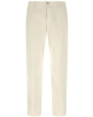Jacob Cohen Cotton Blend Trousers - White