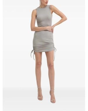 La Mania ドローストリング ドレス - グレー