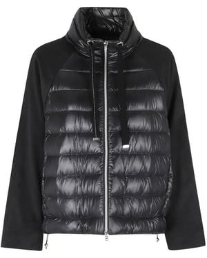 Herno Quilted Panelled Jacket - Black
