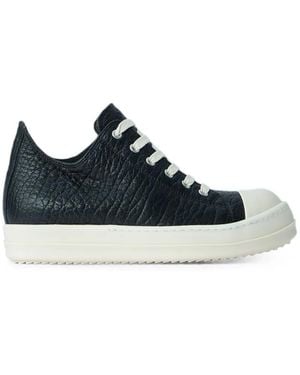 Rick Owens Textured Low-Top Trainers - Black