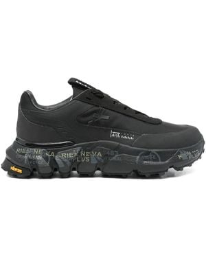 Premiata Tpu Rugged Sole Low-Top Trainers - Black
