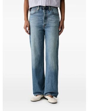 Levi's Ribcage Straight-Leg Jeans - Blue