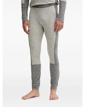 Peak Performance Paneled Leggings - Gray