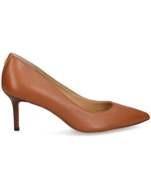 Ralph Lauren 70Mm Lanette Court Shoes - Brown