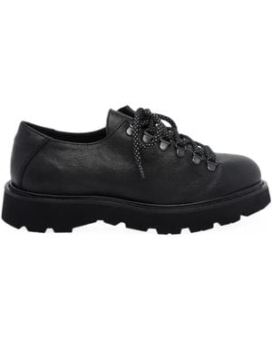 Pawelk's Derbies En Cuir À Lacets - Black