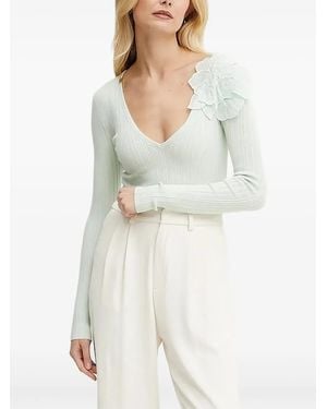 Tシャツ・カットソー ELISABETTA FRANCHI Women Tops MA02851E2124 Green Women's top outlet by Elisabetta Franchi: buy online