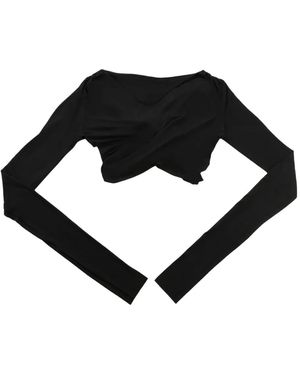 Rick Owens Open-back Cropped Top - ブラック