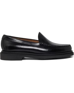 G.H. Bass & Co. Weejuns Venetian Step Leather Loafers - Black