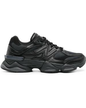 New Balance 9060 レザースニーカー - ブラック