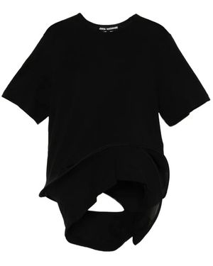 Junya Watanabe Sculptural Mesh T-Shirt - Black