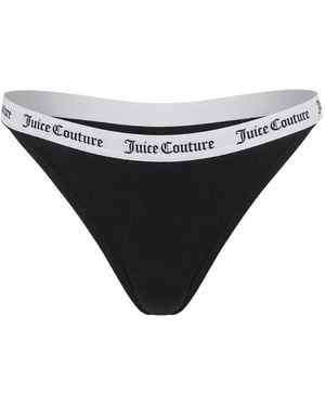 Juicy Couture Slips Mit Logo-Bund (3Er-Set) - Schwarz
