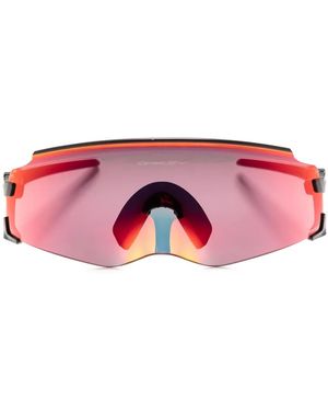 Oakley Encoder Shield-Frame Sunglasses - Red