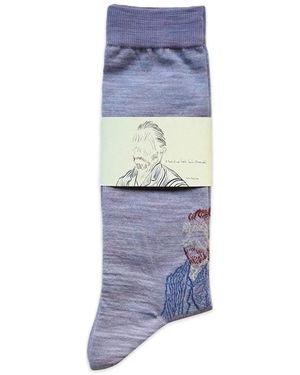 Kota Gushiken A Touch Of Van Gogh Socks - Blue