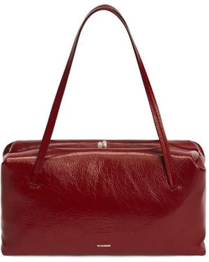Jil Sander Small Goji Pillow Tote Bag - Red