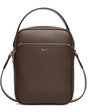 Bally Oeden メッセンジャーバッグ - ブラウン