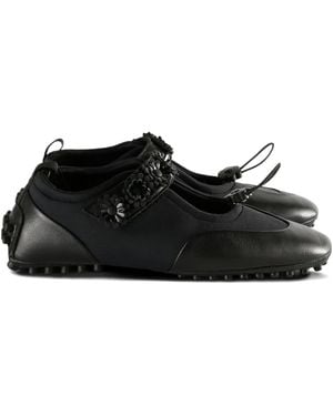 Cecilie Bahnsen Embellished ballet flats - Schwarz