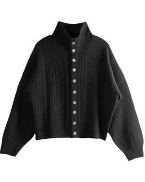 Enfants Riches Deprimes Cable-knit Cardigan - Black
