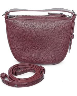 ARMANI EXCHANGE Pebbled-Texture Shoulder Bag - Purple