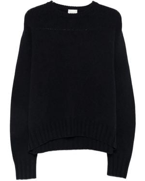 Alysi Ribbed-Knit Jumper - Black