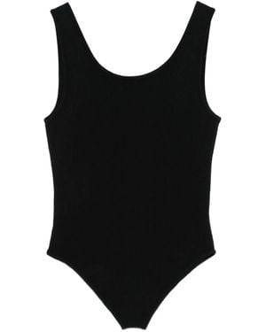 MEDEA Ribbed Bodysuit - Black