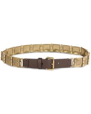 Etro Belt Maglie Metallo 2,5 Cm - Metallic