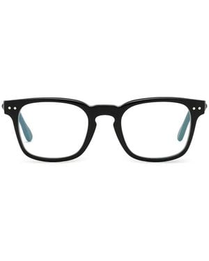 Fred Brille Mit Eckigem Gestell - Schwarz