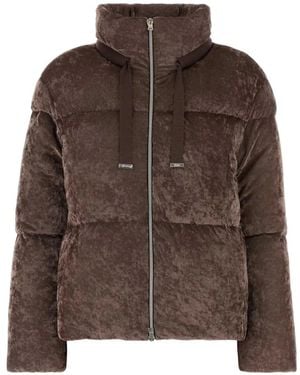 Herno Quilted Chenille Jacket - Brown