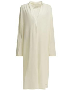 Fedeli Fine-Knit Long-Sleeve Sweater - White