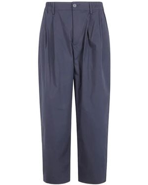 Woc Pantalon À Taille Élastiquée - Blue