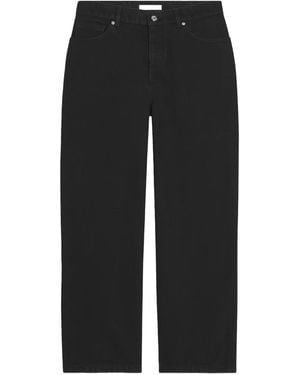 Maison Kitsuné Belt-Loops Denim Trousers - Black