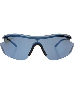EA7 Verspiegelte Sonnenbrille Mit Shield-Gestell - Blau