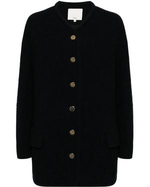 Tibi Cardigan Ohne Kragen - Schwarz