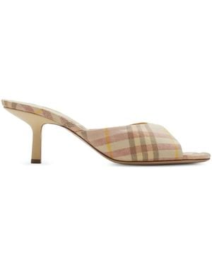 Burberry 65Mm Mews Sandals - Natural