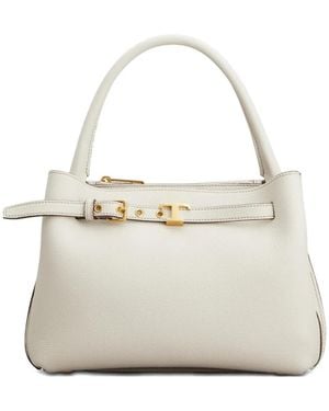 Tod's Mini Tim Buckle Tote Bag - Naturel