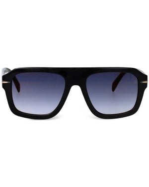 David Beckham Browline Sunglasses - Blue