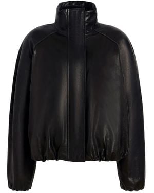 Proenza Schouler Sheepskin Leather Jacket - Black