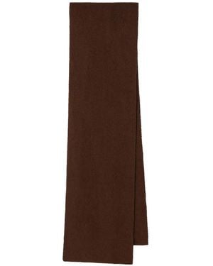 Le Bonnet Ribbed-Knit Scarf - Brown