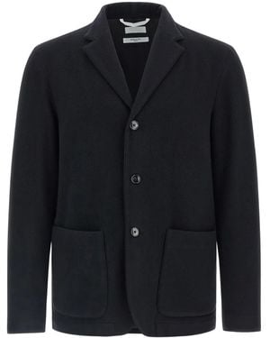 Cellar Door Buttoned Blazer - Blue