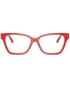 Versace Brille Mit Butterfly-Gestell - Rot