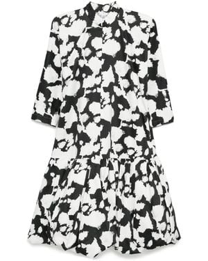 Comme des Garçons Kleid Mit Grafischem Print - Weiß