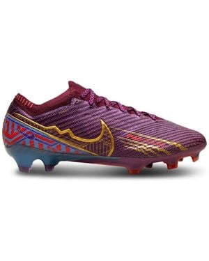 Nike Sneakers Zoom Mercurial Vapor 15 Elite Km Fg Cleats "Mbappe Dark Beetroot" - Viola