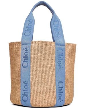 Chloé Chloé Tote Bags - Blue