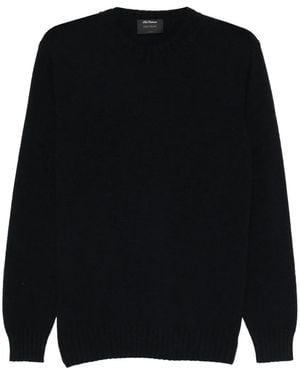 Dell'Oglio Trui Met Ronde Hals - Zwart