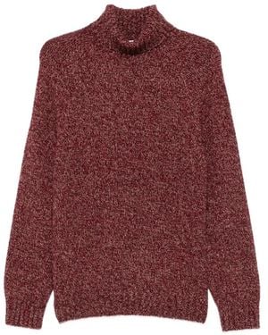 Brunello Cucinelli Pullover Mit Rollkragen - Rot