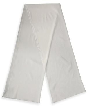 Dolce & Gabbana Semi-Transparenter Seidenschal - Weiß