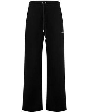 Amiri Pantalones De Chándal Con Logo - Negro