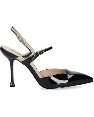 Liu Jo Buckle-Fastening Heeled Pumps - Metallic