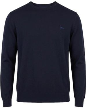 Harmont & Blaine Pullover Mit Logo-Stickerei - Blau