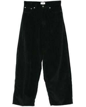 Haikure Pantaloni A Coste - Nero