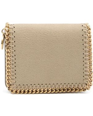 Stella McCartney Falabella Chain Bifold Wallet - Natural